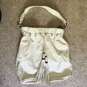 Juicy Coture limited collectors edition white‎ leather shoulder bag